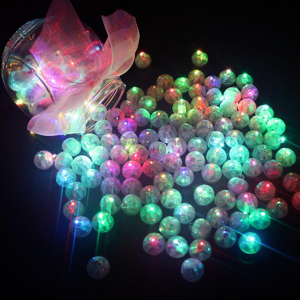 100 Round Ball Led Balloon Lights - LADSPAD.UK